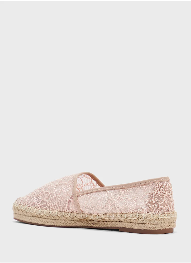 جينجر Lace Espadrille