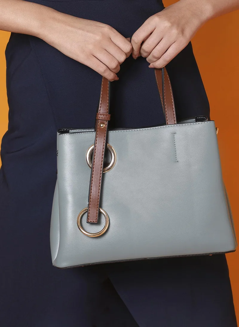 Haute Sauce  Mari Sea Green Handbag for Women | Best Price UAE