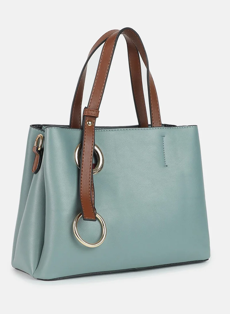 Haute Sauce  Mari Sea Green Handbag for Women | Best Price UAE