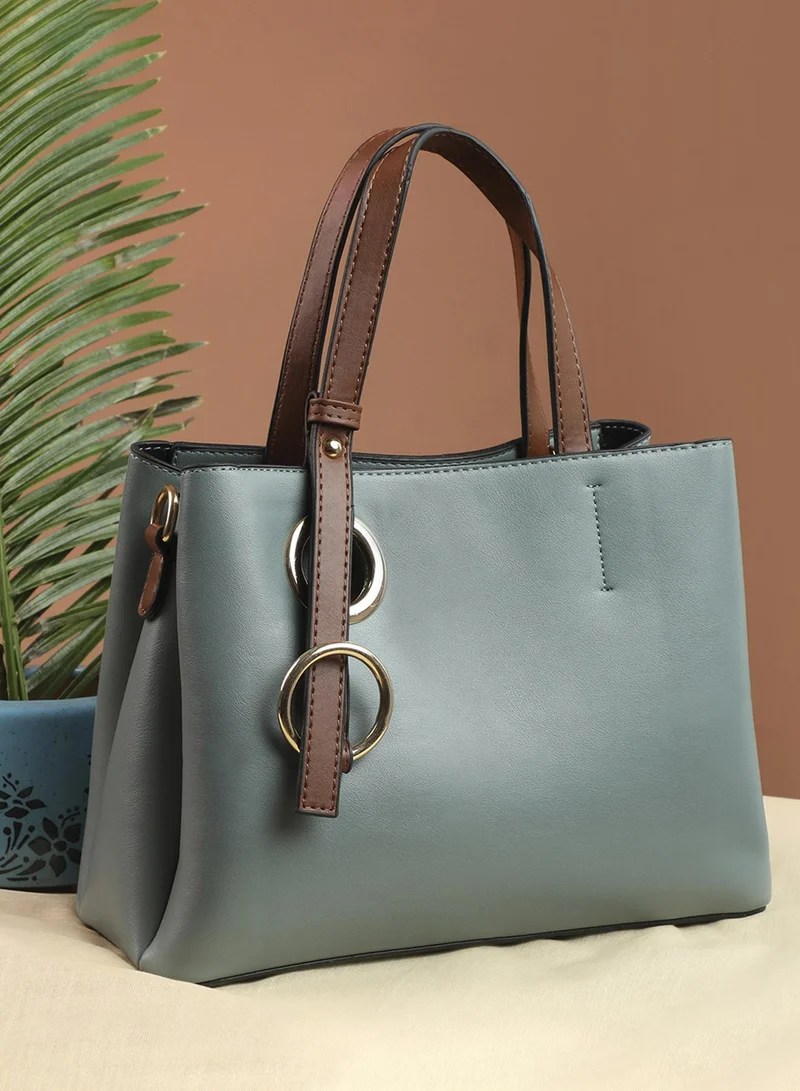 Haute Sauce  Mari Sea Green Handbag for Women | Best Price UAE