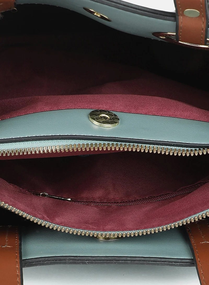 Haute Sauce  Mari Sea Green Handbag for Women | Best Price UAE