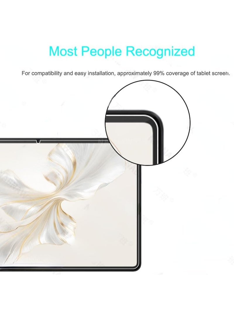 general 2 Pieces HD Scratch Proof Screen Protector Tempered Glass Compatible with Honor Pad 9 12.1-inch 2023 Tablet Protective Film - Image 4