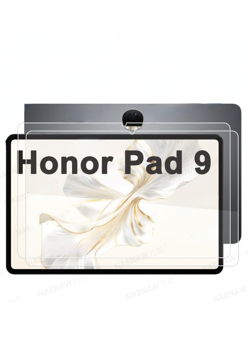 general 2 Pieces HD Scratch Proof Screen Protector Tempered Glass Compatible with Honor Pad 9 12.1-inch 2023 Tablet Protective Film - Image 1