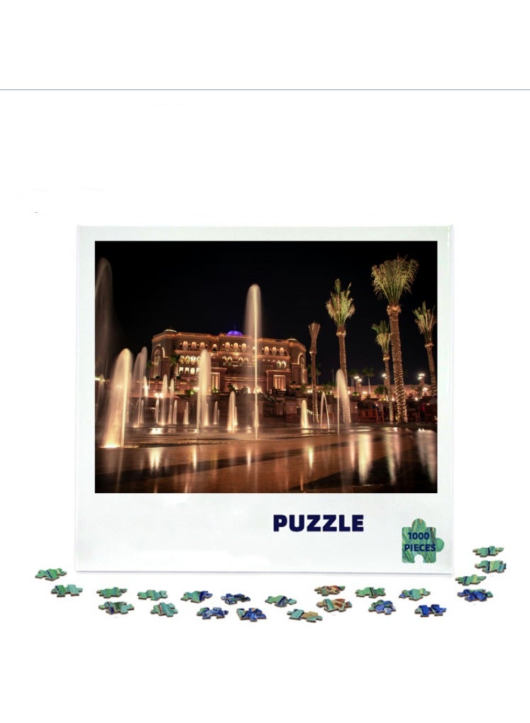 Anna 1000-Piece Thickened Paper Jigsaw Puzzle for Stress Relief and Decoration - Image 1