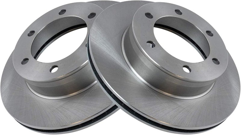 TRQ Front Brake Rotors Set Vented Compatible with 1996-2002 Toyota 4Runner 1995-2004 Tacoma - Image 3