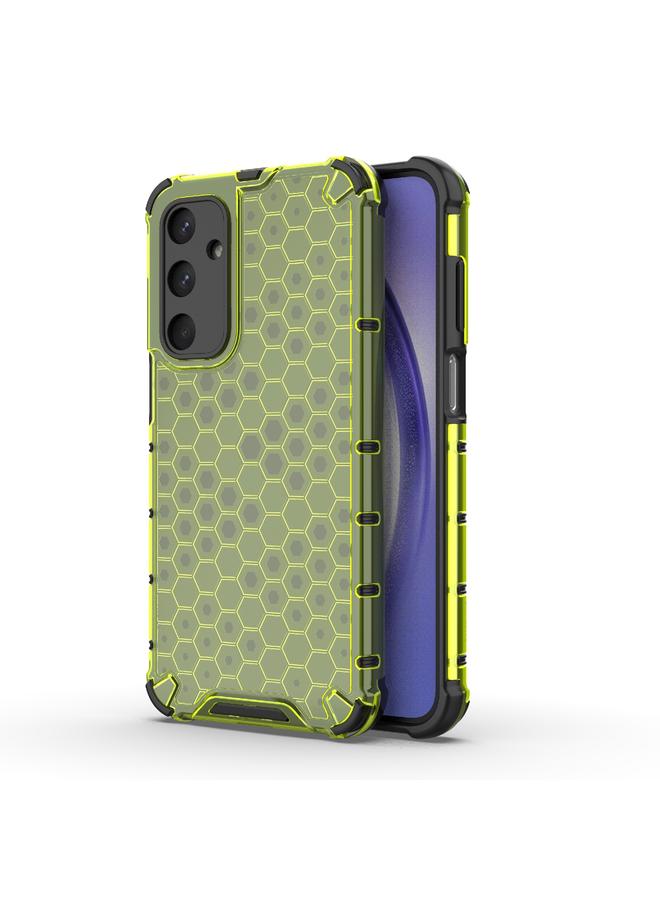 S-TOP Case For Samsung Galaxy M35 5G Shockproof Honeycomb PC + TPU Protective Phone Case - Image 1