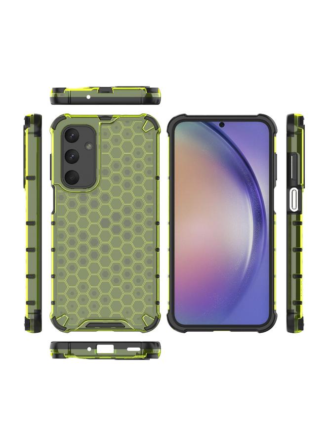 S-TOP Case For Samsung Galaxy M35 5G Shockproof Honeycomb PC + TPU Protective Phone Case - Image 3