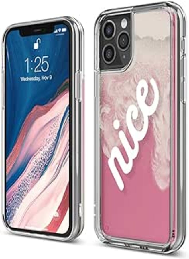 Elago Sand Case for iPhone 11 Pro,Clear & Pink
