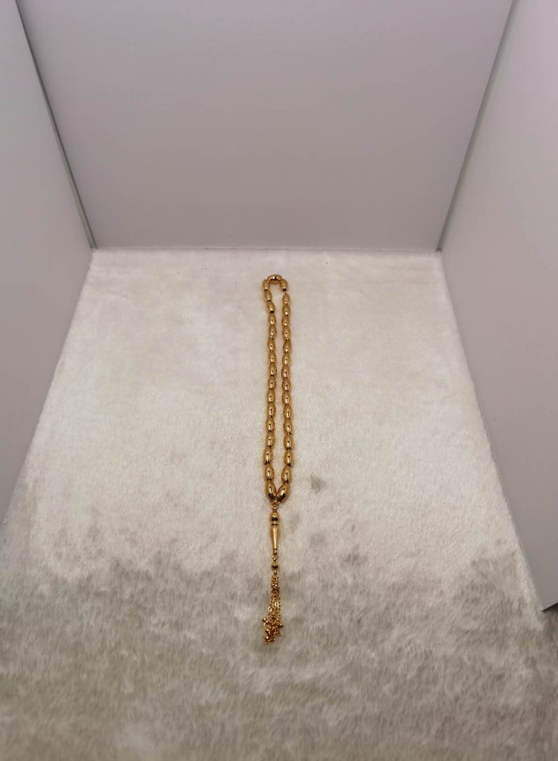 Fine Gold Rosary Bracelet Religious Prayer Bracelet Misbaha - Image 3