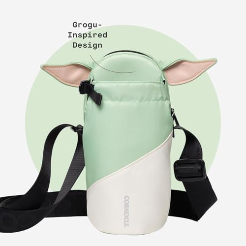 Corkcicle Crossbody Water Bottle Sling Bag - Adjustable Strap - Padded Interior Pocket - Fits 16 oz to 40 oz Tumblers - Summer Drinkware Gift - Grogu - Image 5