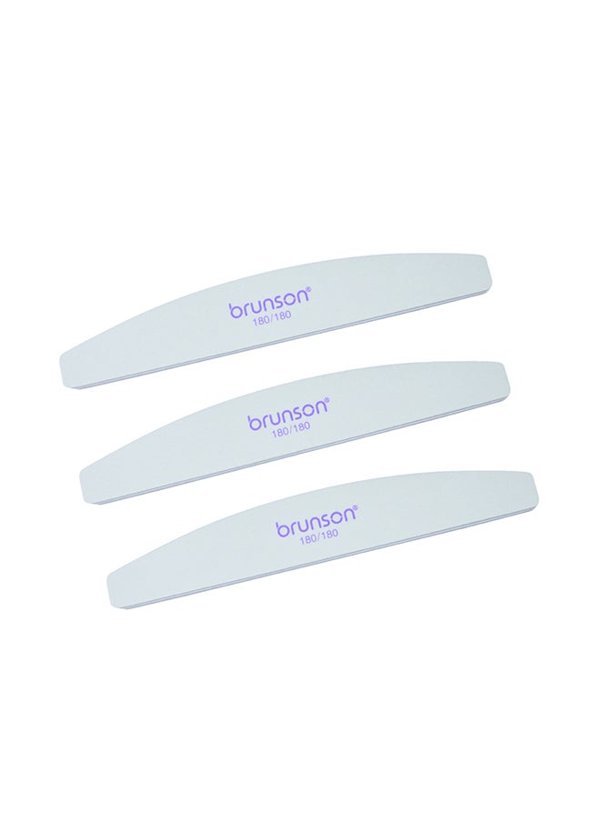 brunson 1 Pieces Nail File, Professional Double Sided Buffer Block Emery Board - SEB-321G-1  - Image 4