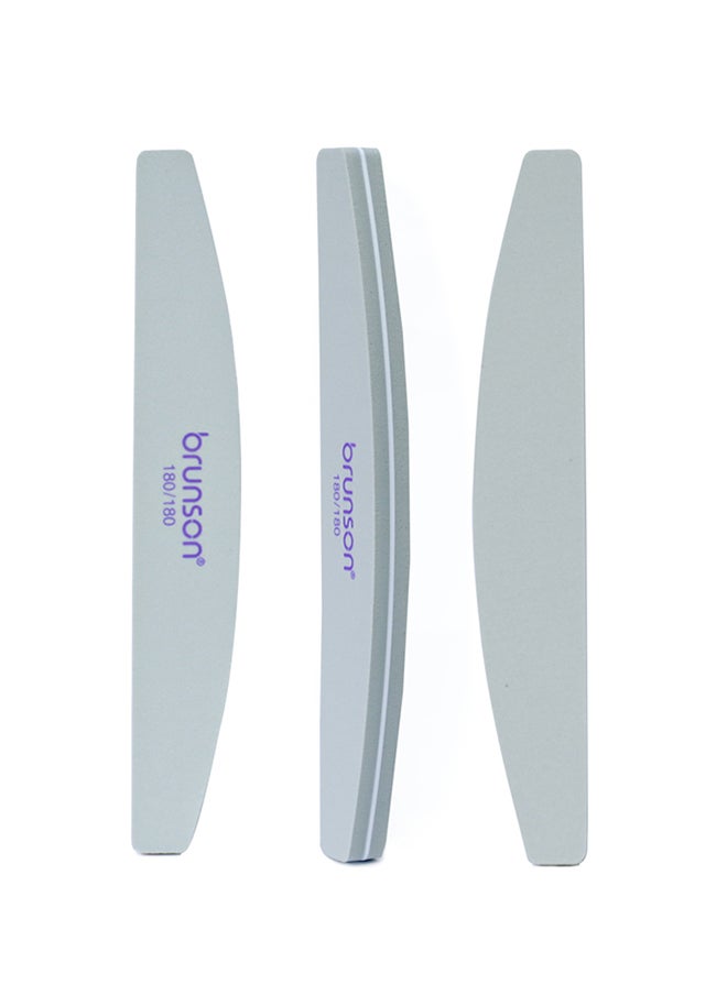 brunson 1 Pieces Nail File, Professional Double Sided Buffer Block Emery Board - SEB-321G-1  - Image 1