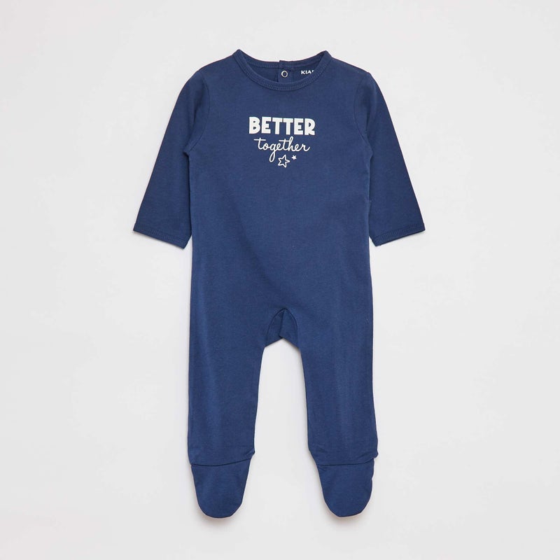 Baby Boys Lightweight sleepsuit with feet