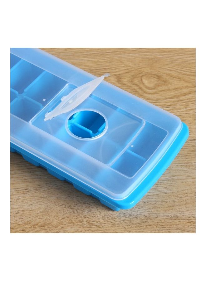 NIBEMINENT Compartment Separated Frozen Plastic Ice Tray Blue - Image 3