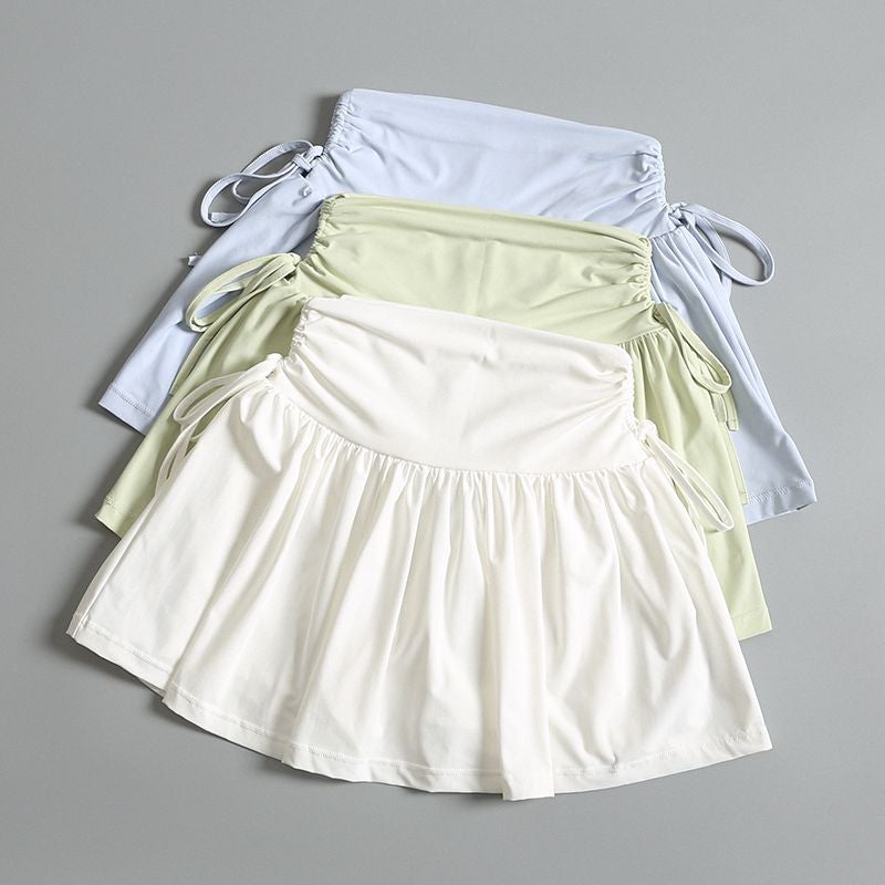 Tennis Skirt Women'S Yoga Suit Summer Thin Running Anti-Light Badminton Suit Sunscreen Fitness Shorts Sports Skirt - Image 2