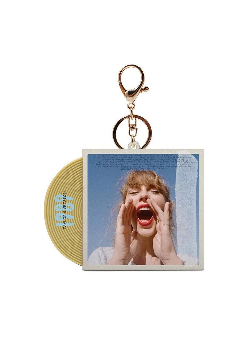 'I'm Literally Screaming' Keychain Inspired Expression Key Tag, Funny Music Merch Collectible Gift - Image 1