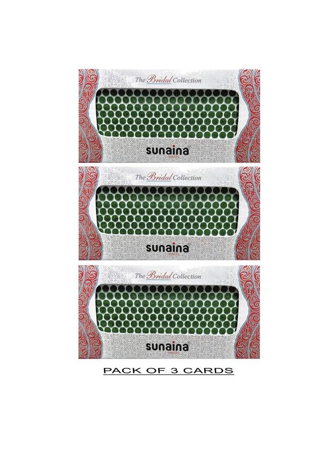 Sunaina Bridal Collection Green Bindi For Women (Size3) (Size 6Mm) - Image 3