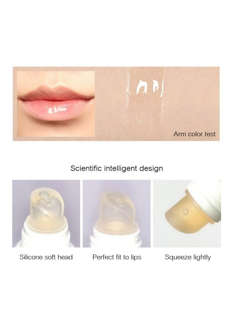 KARITE Lip Plumper Lip Gloss Lip Maximizer Plumper Lip Extreme Volume Healthly Enhancer Hydrated Lips Moisturize Refine Dryness Wrinkles Enhances Plump Gloss - Image 4