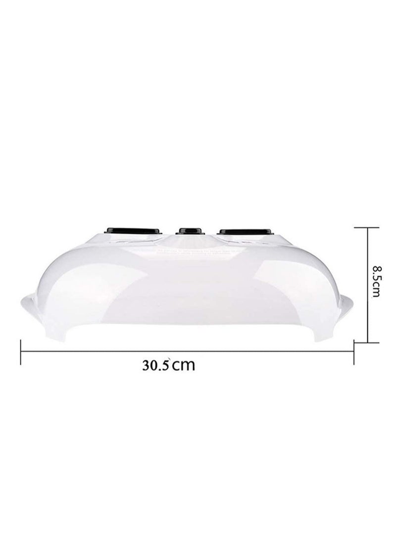 SYOSI Microwave Plate Cover with Weak Magnetic, New Microwave Lid Prevent Splatter Cover, 11.8 Inches, BPA Free Plate Serving Cover with Steam Vent (1 Pack) - Image 3