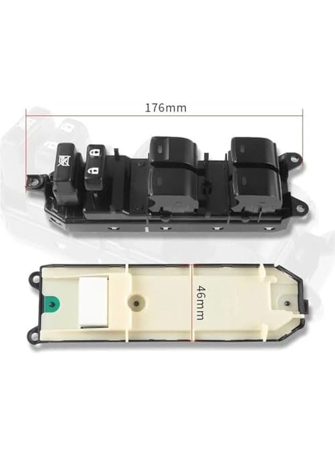 مفتاح النافذة الكهربائية لتويوتا كامري كراون لاند كروزر بريوس فيلفاير 2008 2015 عجلة القيادة على اليسار - Image 3