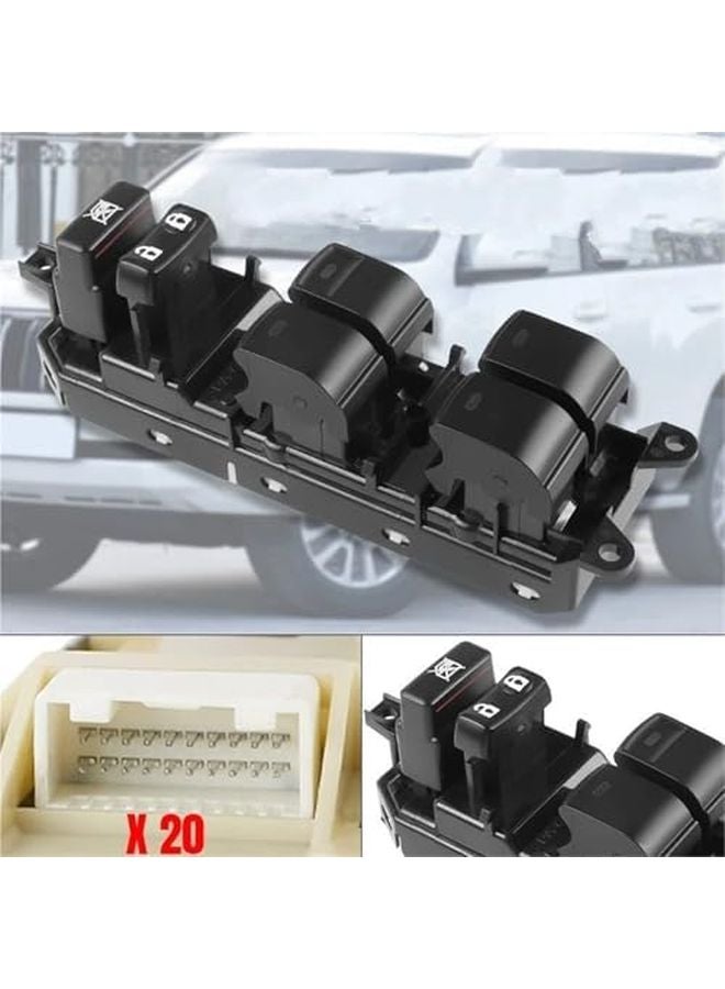 مفتاح النافذة الكهربائية لتويوتا كامري كراون لاند كروزر بريوس فيلفاير 2008 2015 عجلة القيادة على اليسار - Image 4