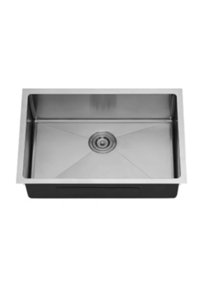 SUIZAK Single Bowl Kitchen Sink, Model SZ5545 1B - SZS0902012, Stainless Steel 304 Grade, Radius 10 Design, Sound Pad & Undercoating, 550×450×220 mm - Image 2