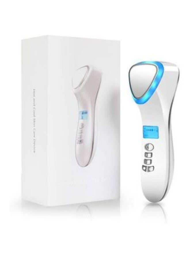 Hot & Cold Facial Massager D002 with LED Light Therapy – Deep Cleansing, Pore Tightening & Skin Rejuvenation Handheld Skin Care Device with Heating, Cooling & Vibration for Anti-Wrinkle, Acne Care & Glowing Skin - Image 1