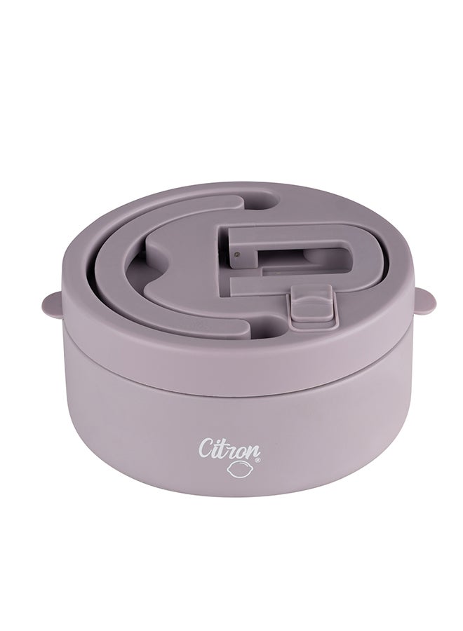 Citron Triple-Wall Vacuum Insulated Food Jar 400Ml - Purple