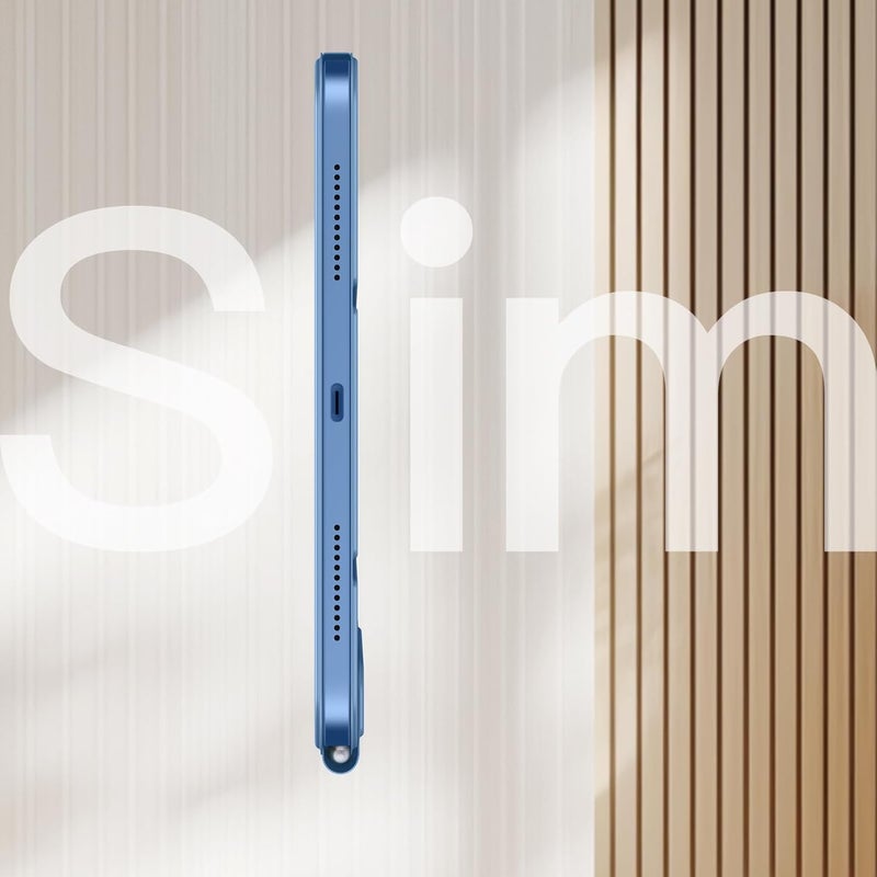 جي تيك جراب مغناطيسي لجهاز iPad A16 الجيل الحادي عشر/العاشر 2025/2022، ملحق مغناطيسي، غطاء رفيع للجهاز اللوحي مع خاصية الإيقاظ/السكون التلقائي، أزرق - Image 4