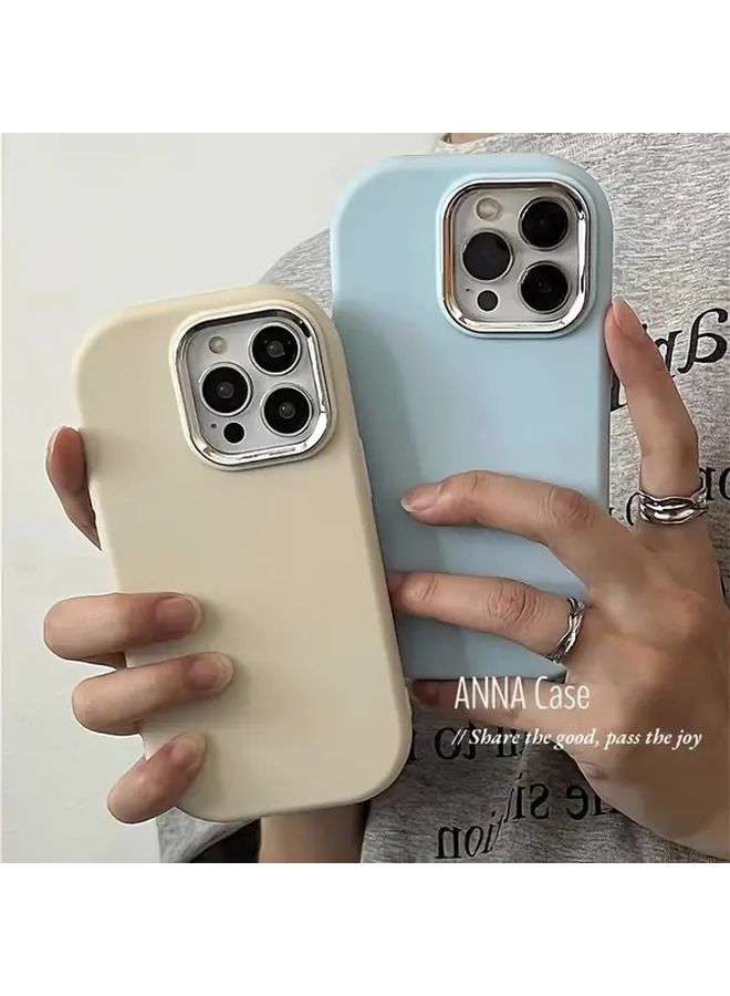Pink Red Soft Silicone Matte Case For iPhone 15 Plus Minimalist Design Protective Cover - Image 3