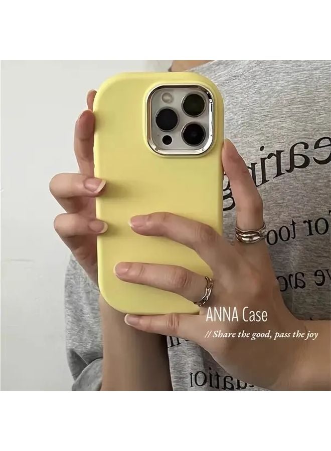 Pink Red Soft Silicone Matte Case For iPhone 15 Plus Minimalist Design Protective Cover - Image 5