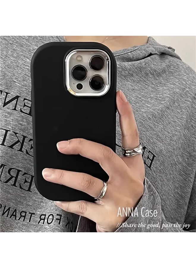 Pink Red Soft Silicone Matte Case For iPhone 15 Plus Minimalist Design Protective Cover - Image 4