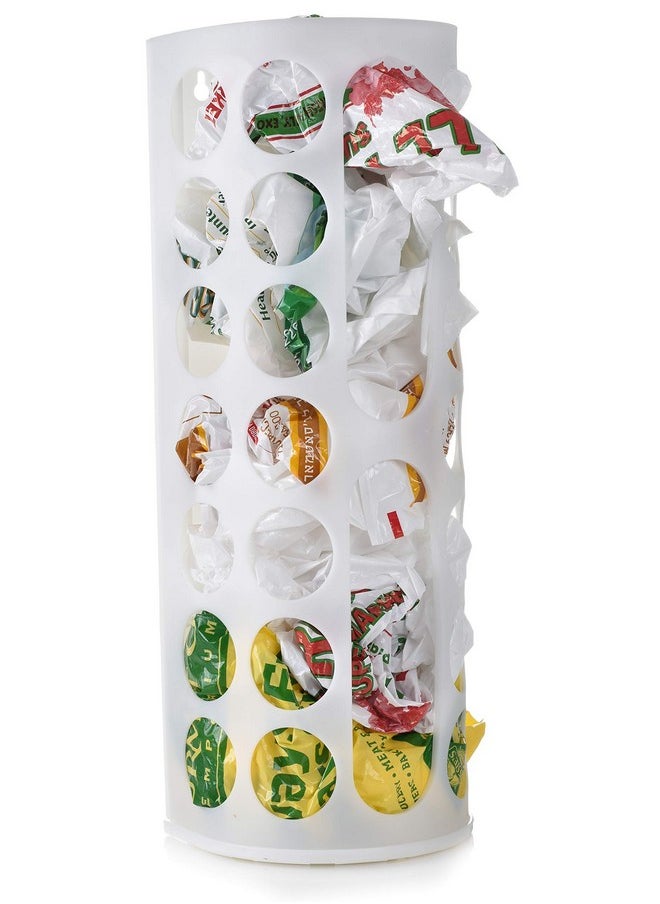 Handy Laundry Handy Laundry Grocery Bag Storage Holder, Large Capacity Bag Dispenser, Neatly Store Plastic Shopping Bags & Keep Them Handy for Reuse, Access Holes Make Adding or Retrieving Bags Simple & Convenient  - Image 1