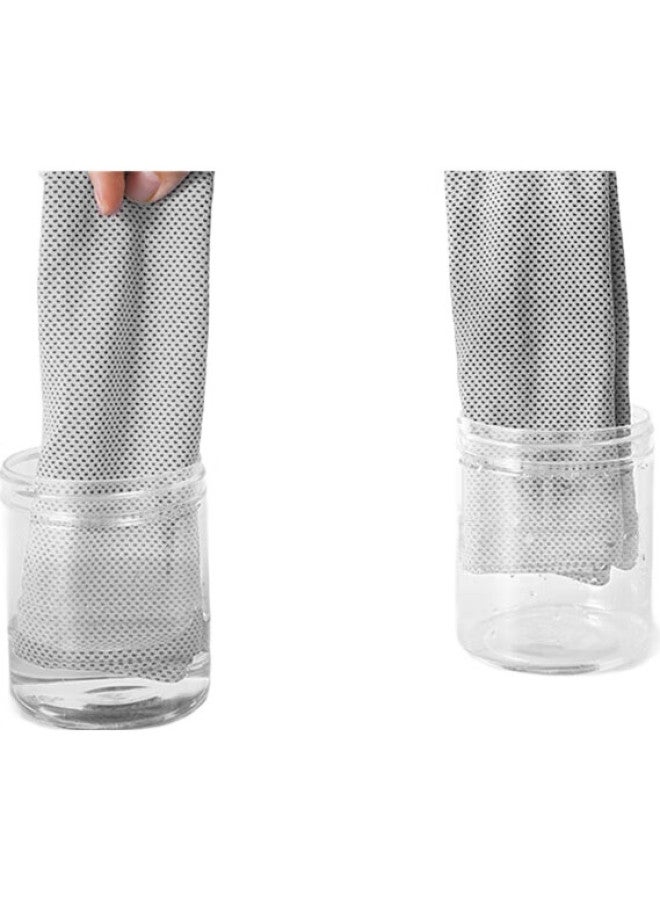 Nailekesi N Fitness Sports Sweat Towel For Men, Sweat-Absorbing Wristband, Breathable Quick-Drying Running Ice Silk Badminton Cooling Wrist Guard - Image 3