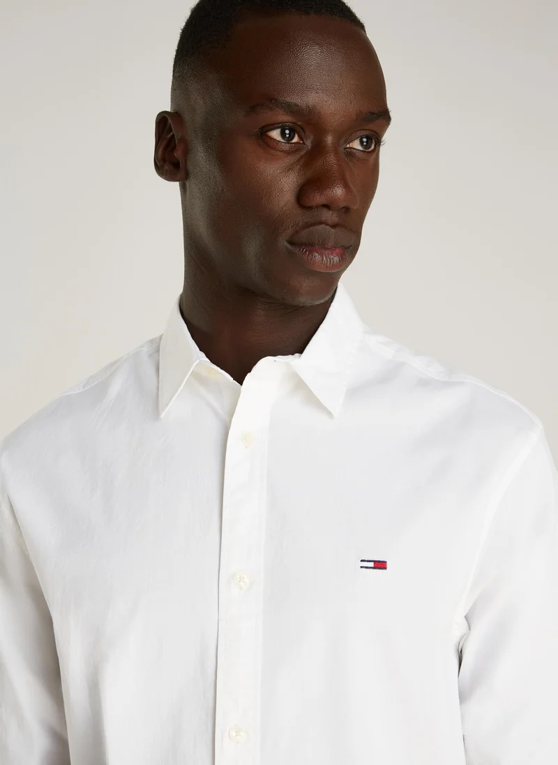 TOMMY JEANS Logo Slim Fit Shirt