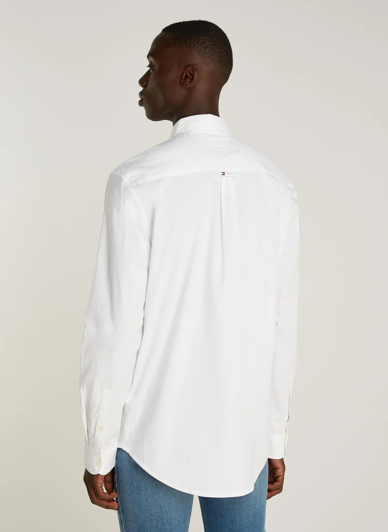 TOMMY JEANS Logo Slim Fit Shirt