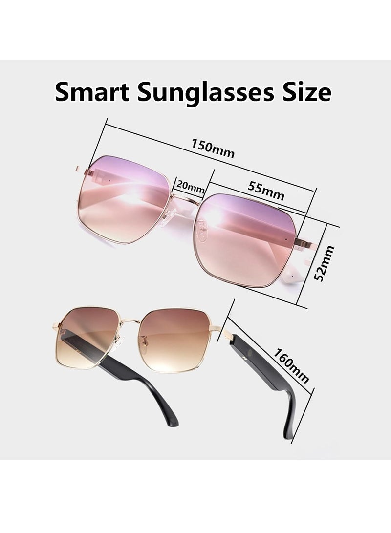 MZ02 Smart Bluetooth Glasses For Listening To Music And Talking On The Phone, Sunglasses That protect Against UV400 Ultraviolet Rays, Support 15-Minute Fast Charging(Black) - Image 2