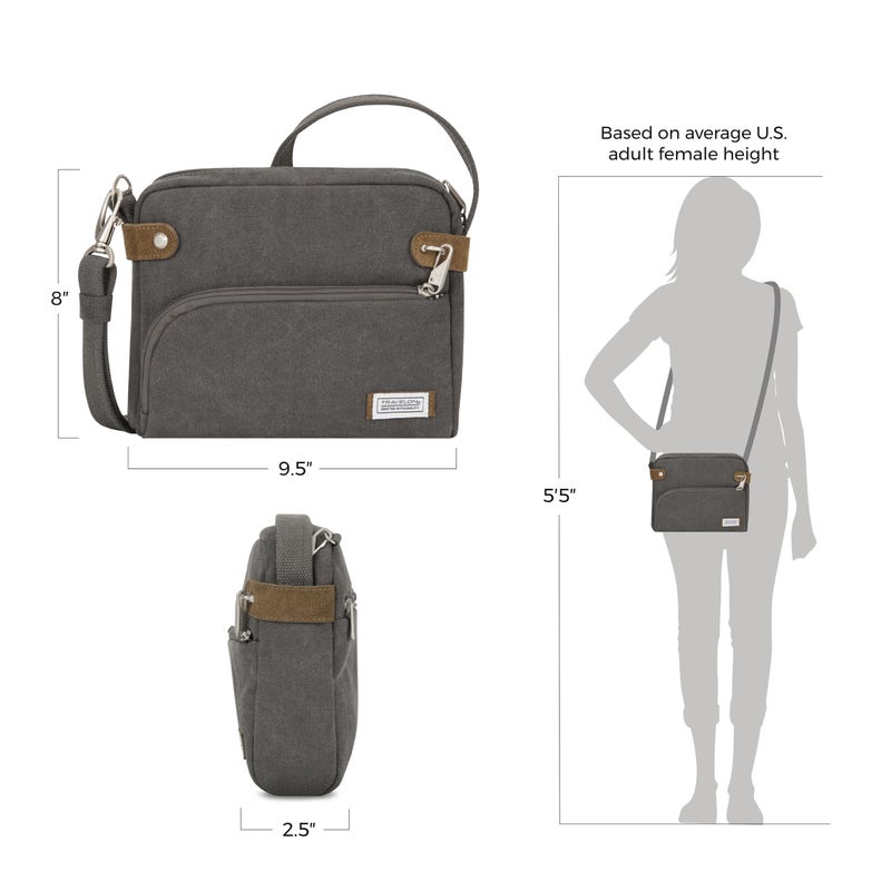 Travelon Anti-Theft Heritage Crossbody Bag - Image 4