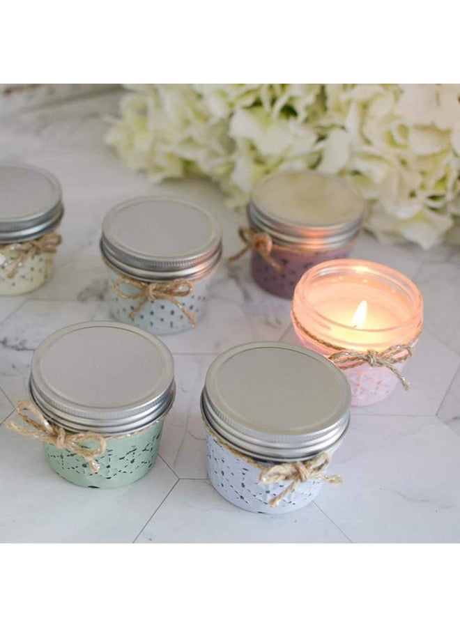 Ash & Roh® - Regular Mouth Mini Mason Jars with Lids Glass Canning Jars Ideal for Food Storage, Jam, Body Butters, Wedding Favors, DIY Magnetic Spice [100 ml] (2) - Image 4