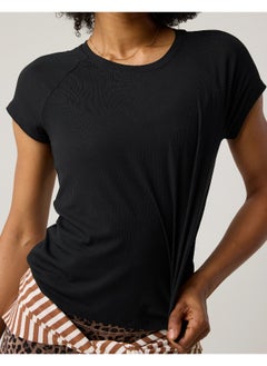 Aerie OFFLINE By Aerie Thumbs Up Ribbed T-Shirt  - Image 3