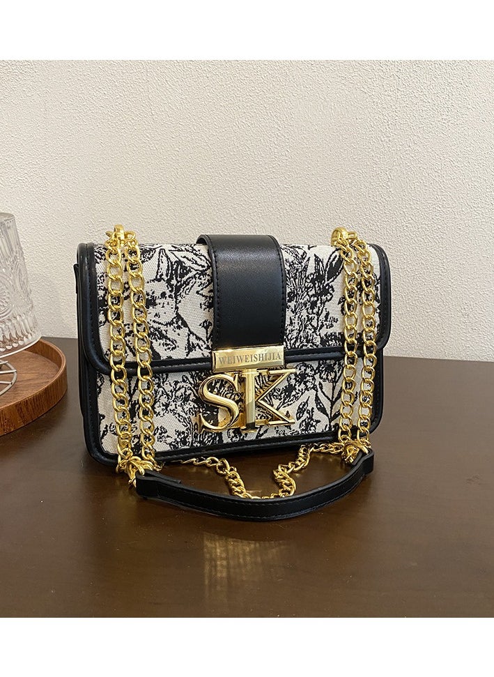 SK New Fashionable And Minimalist Hand-held Single-shoulder And Crossbody Bag 