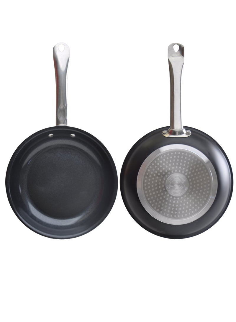 Badraig Frying Pan Non-Stick Titanium High thickness Ceramic Black 20 | 22 | 24 | 26 | 28 | 30 | 32 cm - Image 2