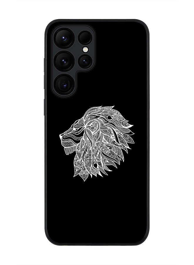 Stylizedd For Samsung Galaxy S25 Ultra 5G Case,Slim fit Camera Protection, Shockproof Thin Phone cover  - Lion Abstract  - Image 1