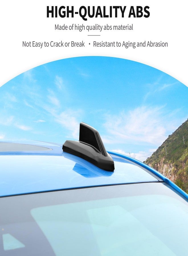 غطاء قاعدة هوائي سقف على شكل زعنفة القرش من جيكار باللون الأسود، متوافق مع سيارات شيفروليه سيلفرادو وتاهو وسوبربان وجي إم سي يوكون وجي إم سي سييرا وكاديلاك إسكاليد موديلات 2019-2025 - Image 2