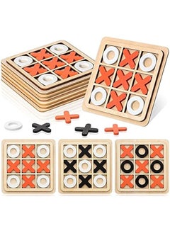 DURKU 6-Piece Tic Tac Toe Set - Perfect Kids Birthday Party Favors & Return Gifts  - Image 1
