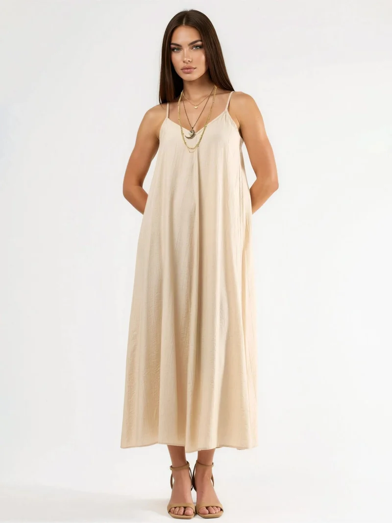 Busem BUSEM V-Neck Midi Slip Dress