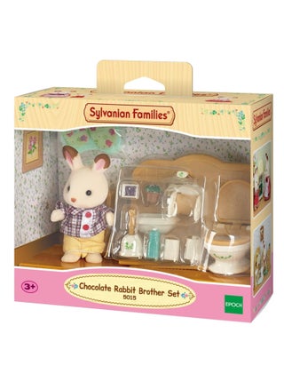 Chocolate Rabbit Brother with Bathroom Accessories | Includes Sink, Toilet, Bath Mat, Soap, and Toilet Paper | Velvety Doll, 7 cm | Ideal for Ages 3 & Up - pzsku/ZCE4F530686D2227F23B5Z/45/_/1725424738/3e99c8b5-cc15-4c66-a69d-1dde8032c761
