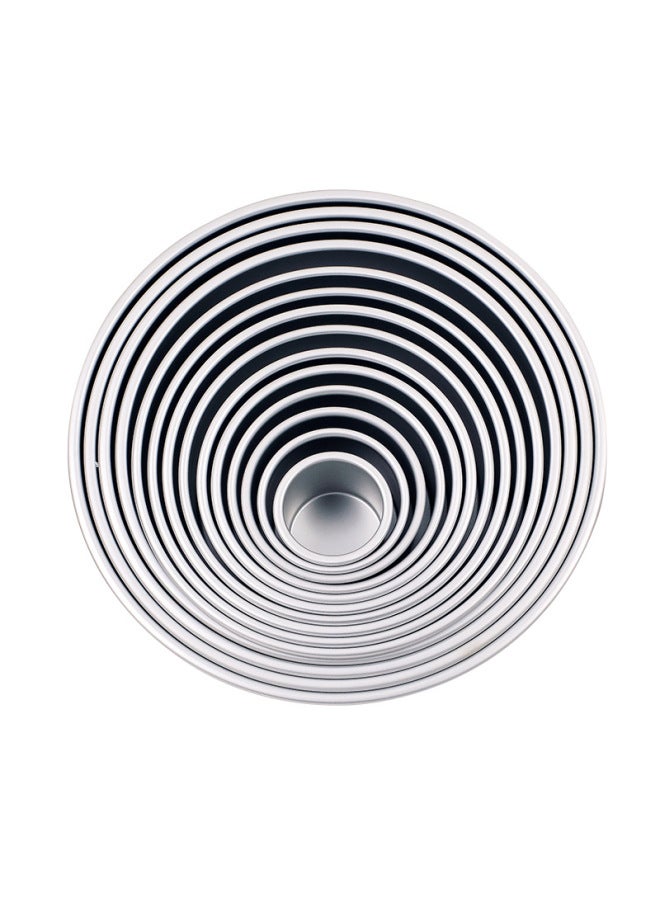 4 Inch High Live Bottom Straight Body Flat Bottom Disc Aluminum Alloy Anodized Cake Baking Round Cake Mold-Specifications:6X4-Color:Live Bottom - Image 5