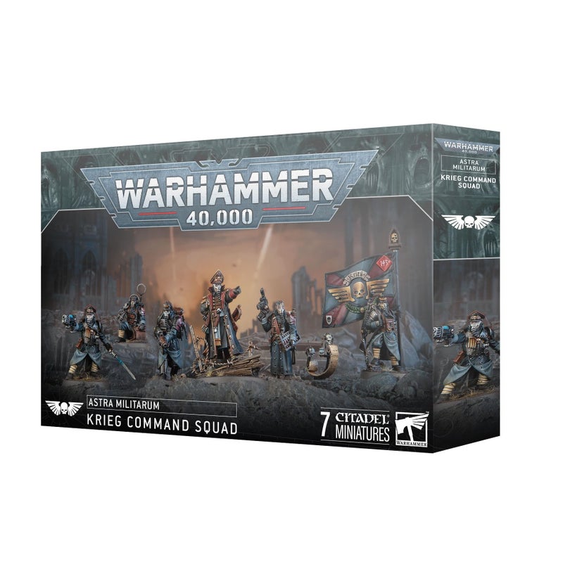 Games Workshop Warhammer 40,000: Astra Militarum - Krieg Command Squad - Image 2