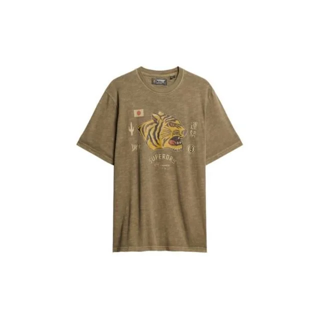 Superdry  Campaign Souvenir Loose T-Shirt for Men | Best Price UAE